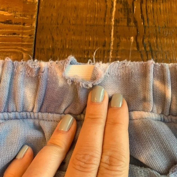 LoveShackFancy “Bevan” Hand Dyed Moon Indigo/Purple Hoodie & Jogger SET- Small - Picture 11 of 11